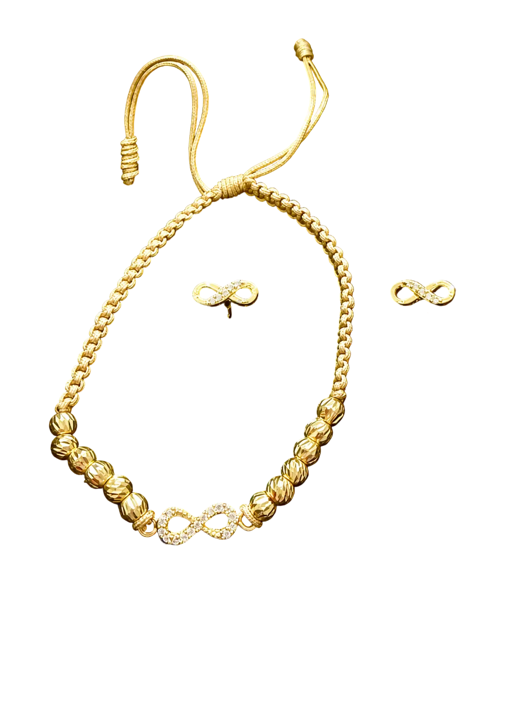 Pulsera De Balines Oro 18k