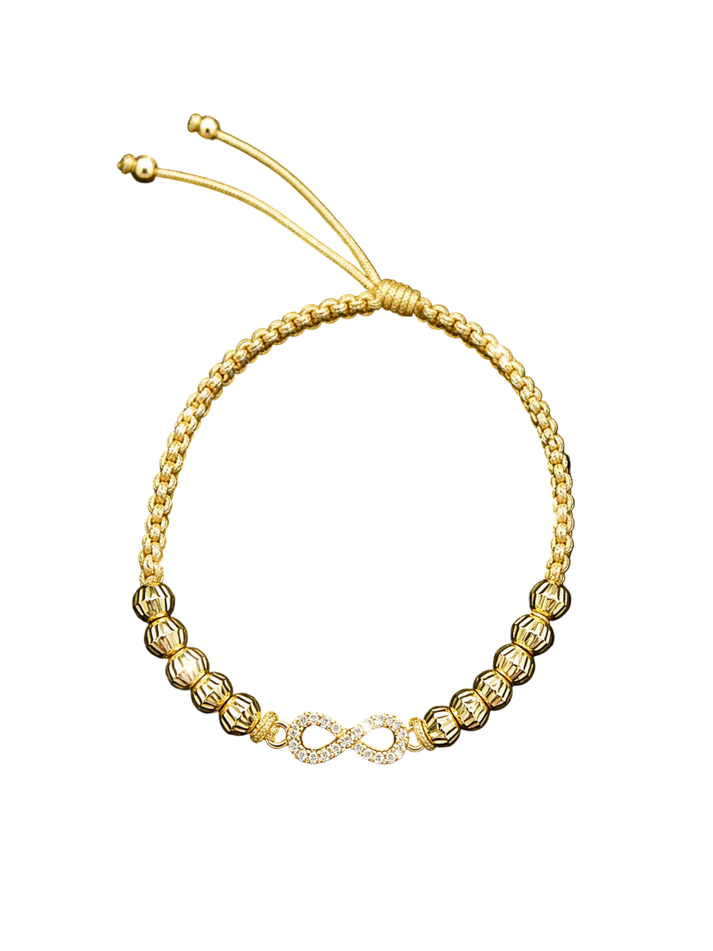 Pulsera De Balines Oro 18k